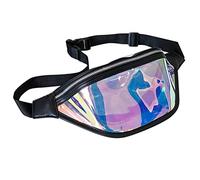 Versatile Transparent PVC Messenger Bag Shoulder Fashionable Chest Waist Carryall