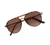 Versatile Trendy Fashionable and Cool Men's and Women's Double-rim Glasses Plain Face Toad Face Sunglasses Trendy (leopard,Casual)