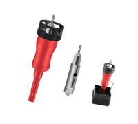 Versatile Triple Purpose Wood Boring with Durability Double Systems for Cabinet Making and Furniture Assembly Aluminum Alloy Countersink Drill