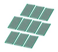 Versatile Universal Circuit Board - Double -side PCB Prototype 10 Pieces 4 X 6 Cm Tin Plate with 2.54 Mm Hole Pitch Suitable for Dot Soldering