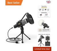 Versatile USB Microphone TC30: Ideal for Streaming, Podcasting & Online Meetings