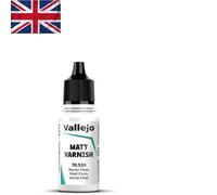 Createx Vallejo Matt Varnish – Water-based, Non-toxic, Quick-drying – 18 ml