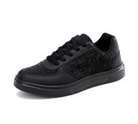 Versatile Women's Trainers Low Top Mesh Breathable Flat Lightweight Comfortable Durable Durable Fashion Leisure Chic Elegant Trendy Classic Timeless Practical Airy Soft Sole, black, 8 UK