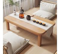 Versatile Wooden Folding Coffee Table for Dining Living Room & OfficeEasy to Clean Durable CrackResistant DesignPerfect for Tea & Reception Areas