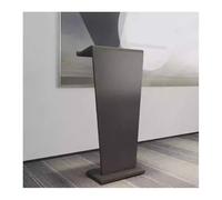 Versatile Wooden Podium Stand - Multi-Functional Lectern for Classrooms Concerts & Training Rooms - Ideal Black Pulpit for Professional Presentations & Public Speaking