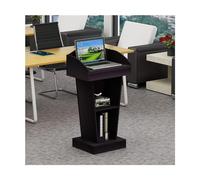 Versatile Wooden Podium with Open Design for Teachers Churches & Events40x60x110cm Perfect for Presentations & Speeches