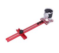 Versatile Woodworking Tool, Routing Circle Cutting Jig, Aluminum Alloy Bracket for Milling Grooves, 4 in 1 Modular Base for Trimming Machine, Milling