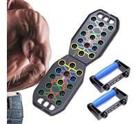 Versatile Workout Stage - Strength Training Pushup Board, Foldable Exercise Equipment with Secure Grip, Anti-Slip Base with Stability, Fitness Practical Device, Portable Tools for Travel, Park, Gym