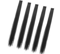 Versatiles Wigs Pieces High Temperature Fiber Hairpiece Synthetic Hair Extension For Versatiles Styling Option Long Straight Hair Extensions