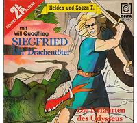 verschiedene Künstler - Quadflieg, Will / Siegfried Der Drachentöter / Die Irrfahrten des Odysseus / Klapp-Bildhülle / Delta music DA 40113 Deutsche Pressung / Doppel-Langspiel Schallplatte DLP /