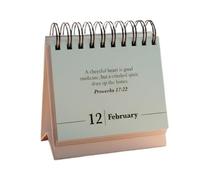 Verse A Day Perpetual Calendar Bible, With Inspiration Through Devotion, 14.6x13.3cm, 365 Christian Verses From The Niv Bible Calendar, Religious Planner, Modern Typography, For Church Living Room