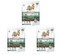 Versele-Laga Complete Cuni Sensitive | Pack of 3 | 3 x 500 g | Complete Feed for Rabbits | Supports Hair Balls | All-in-One Pellets | Developed by Veterinarians