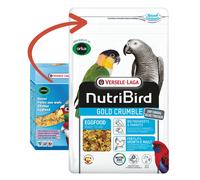 Versele-Laga NutriBird Gold Crumble Large Parakeets & Parrots, 800 g, Egg Food for Large Parakeets and Parrots, with Rosehip & Gammarus, Contains Valuable Amino Acids