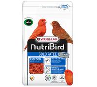 Versele-Laga NutriBird Gold Patee Red Factor Birds | 1kg | Ready to Use Egg Food for Red Canaries and Other Red Ornamental Birds | Moistened with 100% Natural Honey