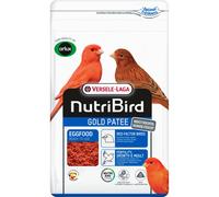 Versele-Laga NutriBird Gold Patee Red Factor Birds | 1kg | Ready to Use Egg Food for Red Canaries and Other Red Ornamental Birds | Moistened with 100% Natural Honey