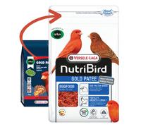 Versele-Laga NutriBird Gold Patee Red Factor Birds | 1kg | Ready to Use Egg Food for Red Canaries and Other Red Ornamental Birds | Moistened with 100% Natural Honey