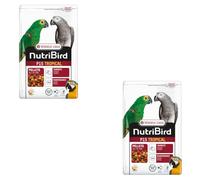 Versele-Laga NutriBird P15 TROPICAL | Double Pack | 2 x 1 kg | Parrot Care Product | Support of the Intestinal Flora | Balanced Feed | Extruded Pellets