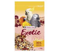 Versele-Laga Prestige Exotic Parrots Fruit | Double Pack | 2 x 750g | Complementary food for parrots | From seeds, grains and fruits | Contains papaya, banana, pineapple and apricots