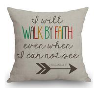 Verses Christianty Quotes 1 Corinthians 5:7 Sign Pillowcase Elegant Throw Pillow Case Plush Cushion Covers For Living Room Sofa Chair Sofa 45X45Cm