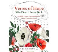 Verses of Hope Word Search Puzzle Book - Winter Edition: 40+ Bible Puzzles Featuring Hope - Themed Scripture. A Perfect Gift to Keep Minds Active ... Positive Thoughts (My Hope is in God)