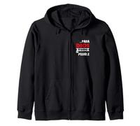 Versículo bíblico Mateo 19:26 "Para Dios todo es posible" Zip Hoodie