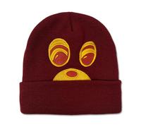 VERSILI College Dropout Bear Red & Yellow Beanie One Size, Red & Yellow, One size