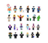 (Version 2) 24 Collectible Figures Series Virtual Worlds roblox Version 1 / Version 2 Blocks with Accessories, Simple Packaging