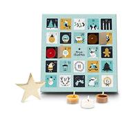 Version 2022 Römer Wellness Gift: Scented Candles Advent Calendar Charming Christmas with 24 Different Tea Light Scented Candles; Approx. 30 x 30 x 2 cm