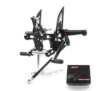 (Version2.0) Adjustable Rearsets for CBR650R/CB650R/CBR650F 2019-2023 Rear Sets Foot Pegs Footpegs Footrests Foot Rests Foot Boards Accessories CBR 650R CB 650 R Black 19 20 21