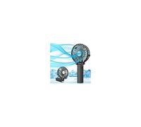 VersionTECH. Mini Handheld Fan, Personal Portable Desk Stroller Table Fan with USB Rechargeable Battery Operated Cooling Folding Electric Fan for Office Room Outdoor Household Traveling Black