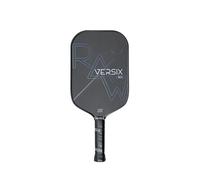 VERSIX RAW Carbon Fiber Pickleball Paddle, Extended 5.75" Handle, T700 Raw Carbon Fiber, 7.9oz (Midweight), 15mm Core…