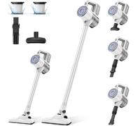 VersLife Cordless Vacuum Cleaner, 30Kpa Cordless Stick Vacuum, 35 Mins Runtime, 6-in-1 Lightweigt Handheld Vacuum Portable for Home Hard Floor