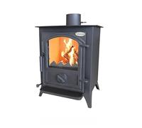 Verso 1 CID Compact 7.5 kW Wood Stove with Cast Iron Door, Efficient, Powerful Heating Solution