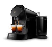 Versuni PHILIPS L'OR BARISTA Coffee Capsule Machine & Milk Frother, for Double or Single Capsule, Black (LM8014/60)