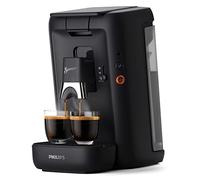 Versuni Philips Senseo Maestro Coffee Pod Machine with 1.2 Litre Water Tank, Intensity Selection and Memory Function, Green Product, Colour: Black, (CSA260/61)