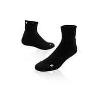 VERSUS Black Running Quarter Socks 8-12