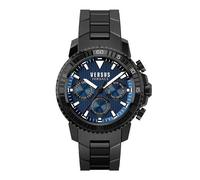 Versus by Versace Men's Watch Wristwatch Chrono Aberdeen S30090017 Stainless Steel Black