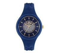Versus Versace Fire Island Collection Luxury Womens Watch Timepiece, Blue, One Size, Fire Island