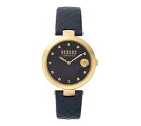 Versus Versace Women's Analogue Quartz Watch with Leather Strap VSP870318