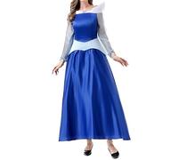 VersusModa Aurora AURW01B Women's Carnival Dress Up Sleeping Beauty Costume - BL (Blue, S, Dress Only)