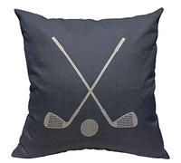 VERSUSWOLF Throw Pillow Covers Boys Golf Sports in Navy Blue and Room Cotton Linen Decorative Square Pillowcases Cushion Cover 18 X 18 Inch