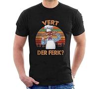 Vert Der Ferk? Men's Men T Shirt Swedish Chef The Muppets Show Adults Black