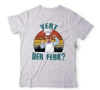 Vert Der Ferk Unisex T-Shirt Swedish Chef Vintage Retro Funny Muppet Tee - 2XL Grey