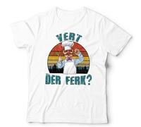 Vert Der Ferk Unisex T-Shirt Swedish Chef Vintage Retro Funny Muppet Tee - 2XL White