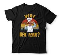 Vert Der Ferk Unisex T-Shirt Swedish Chef Vintage Retro Funny Muppet Tee - M Black