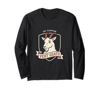 Vert Goats Est Elevation Mountain Goat Emblem Long Sleeve T-Shirt