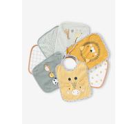VERTBAUDET Pack of 7 Bibs aqua green