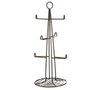 Vertex 6 Cup Mug Tree Stand Iron Wire Coffee Mugs Holder Kitchen Rack Organiser