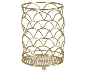 Vertex Deco Utensil Holder, Gold