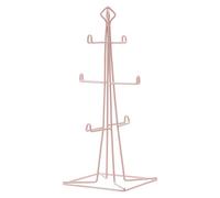Vertex Iron Wire Frame Pink 6 Mugs Tree Rack Holder Branch